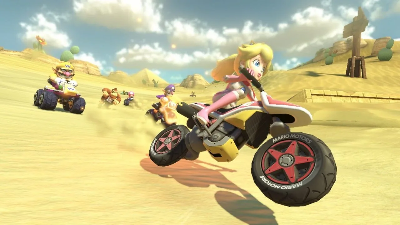 Mario Kart 8 gameplay on Wii U