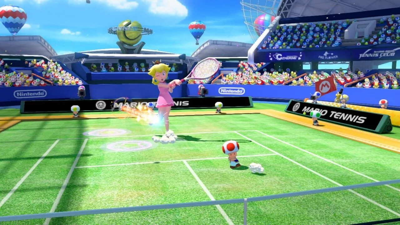 Mario Tennis: Ultra Smash gameplay on Wii U