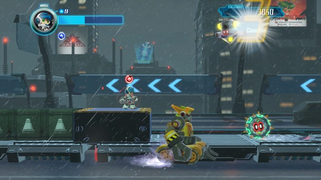 Mighty No. 9 gameplay on Wii U