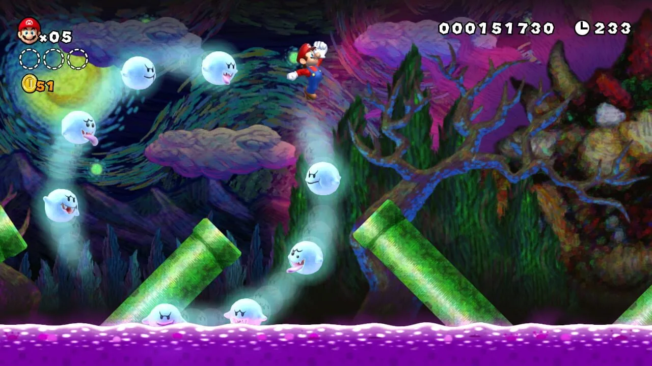 New Super Mario Bros. U gameplay on Wii U