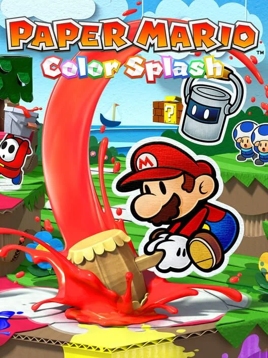 Paper Mario: Color Splash box art