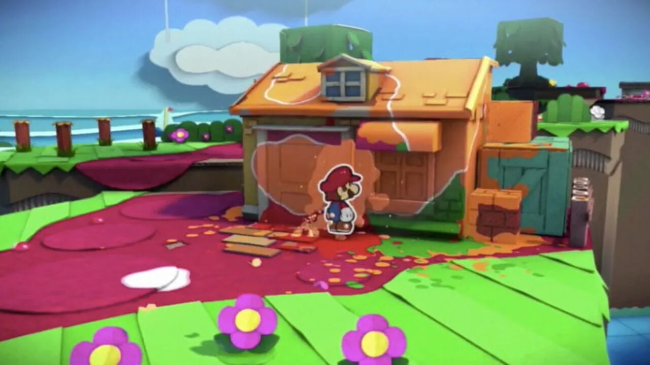 Paper Mario: Color Splash screenshot 1