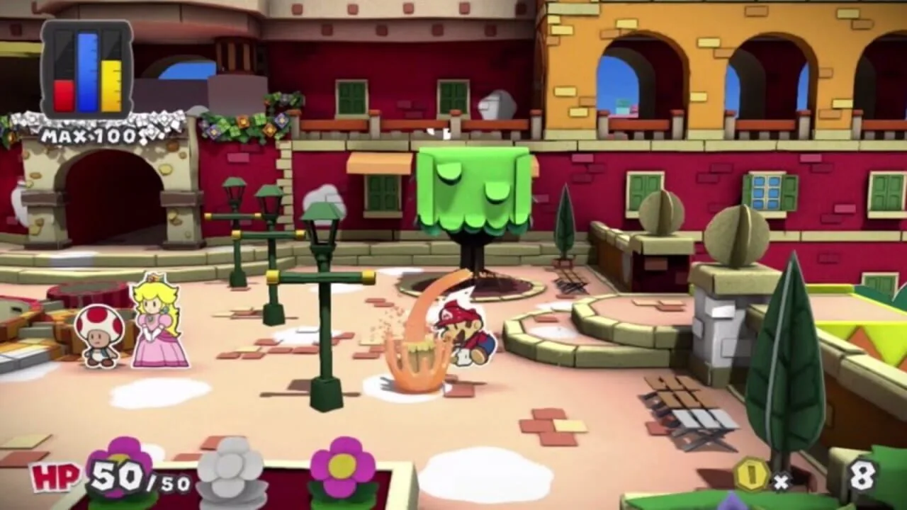 Paper Mario: Color Splash screenshot 2
