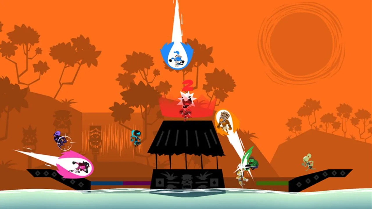 Runbow gameplay on Wii U