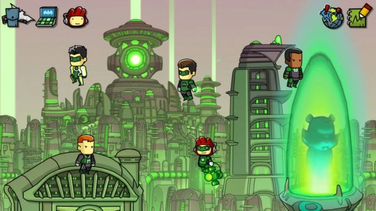 Scribblenauts Unmasked: A DC Comics Adventure gameplay on Wii U