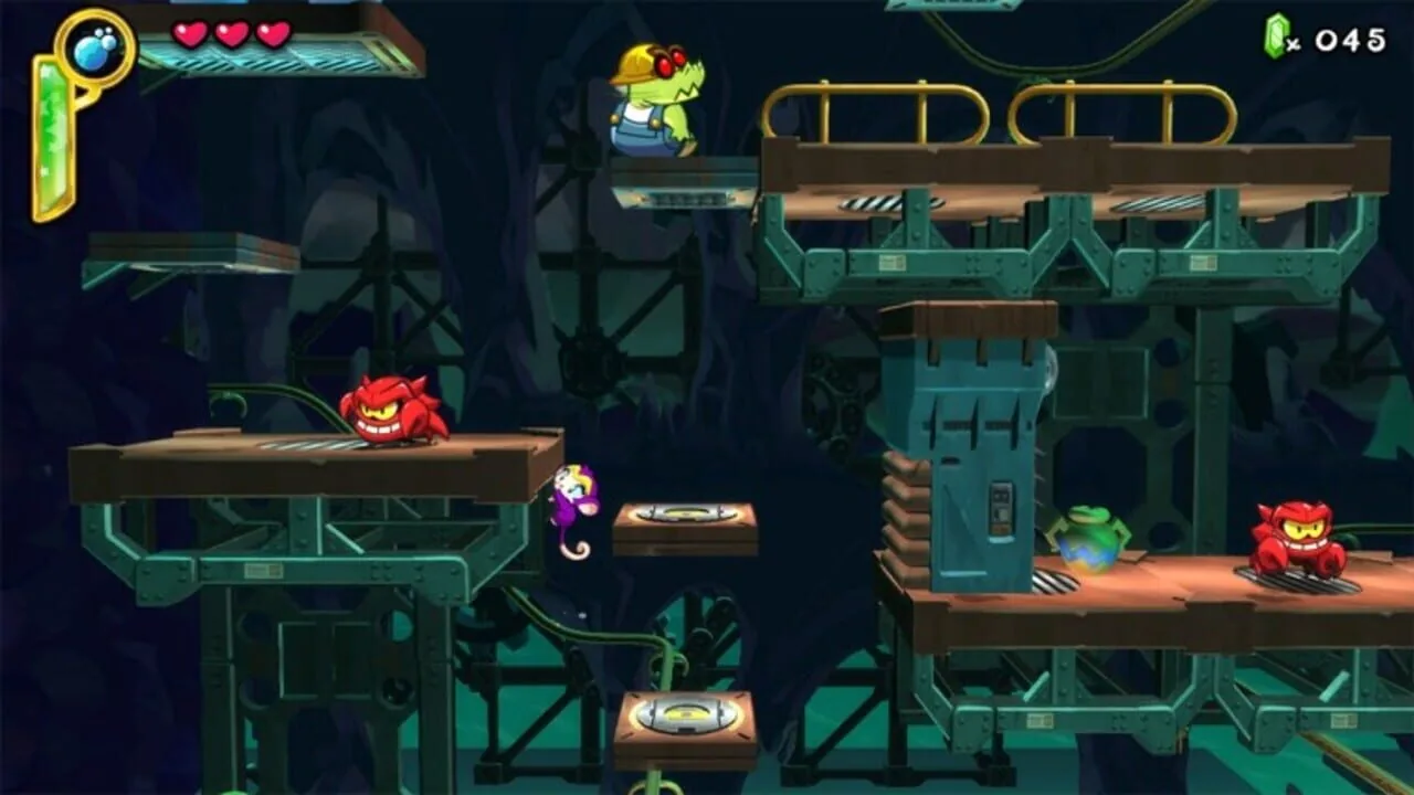 Shantae: Half-Genie Hero gameplay on Wii U