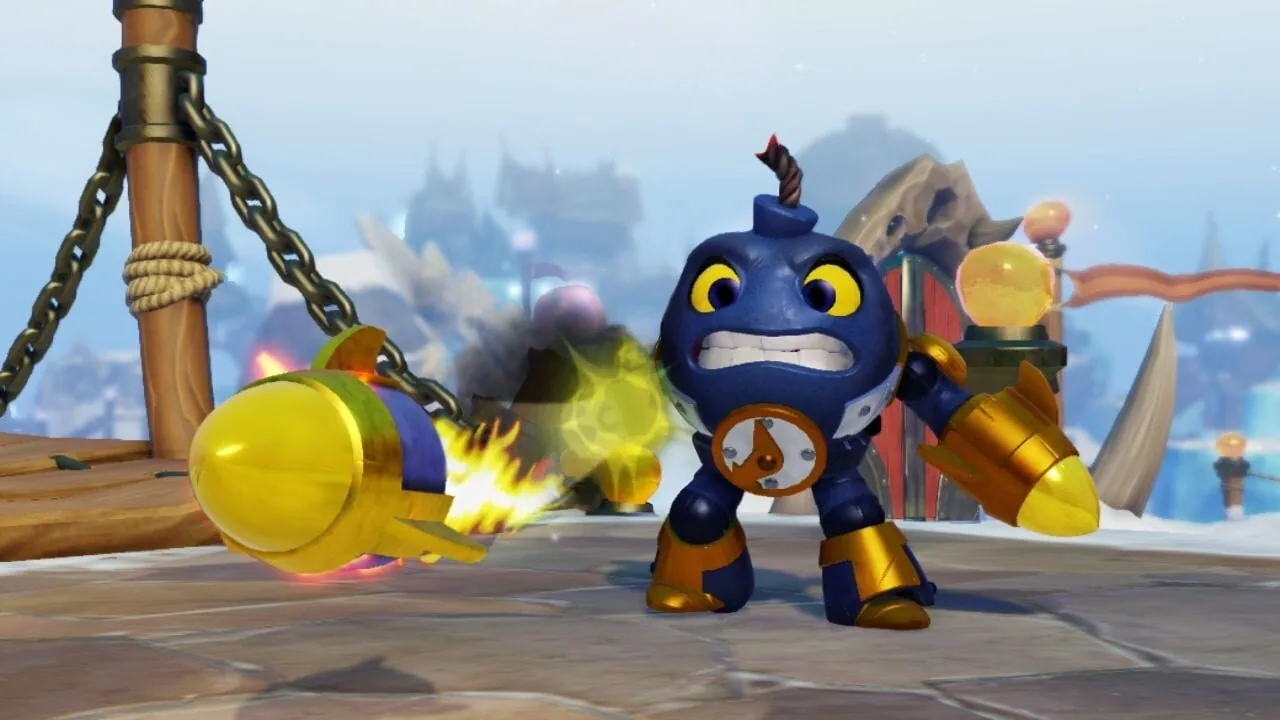 Skylanders: Swap Force gameplay on Wii U