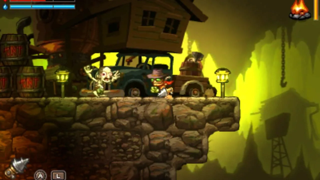 SteamWorld Dig gameplay on Wii U