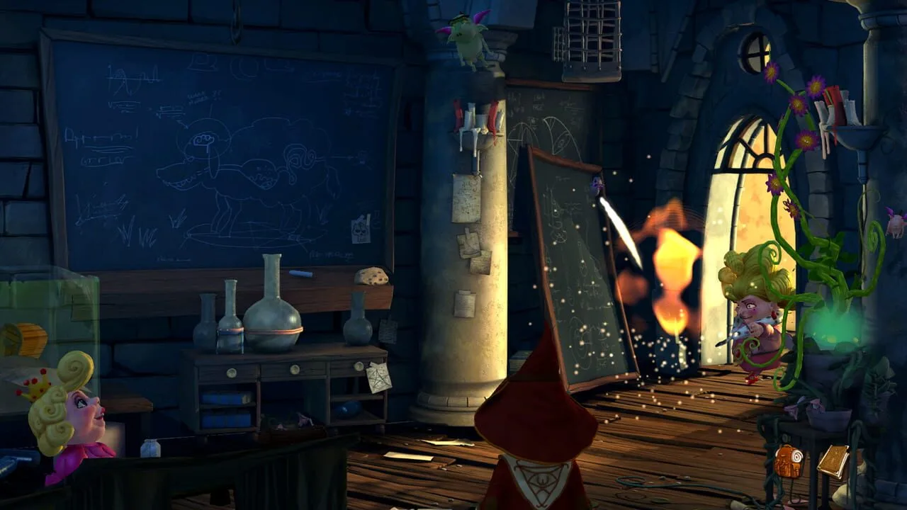 The Book of Unwritten Tales 2 gameplay on Wii U