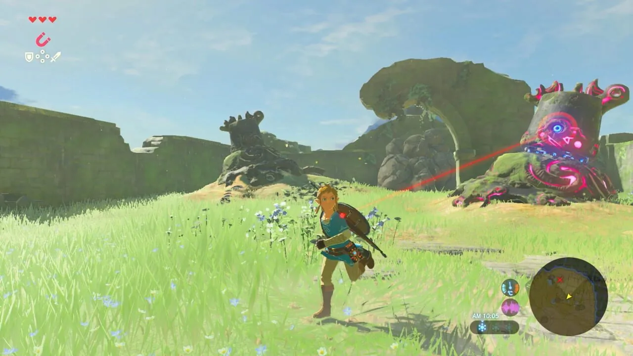 The Legend of Zelda: Breath of the Wild gameplay on Wii U