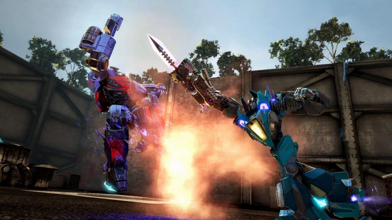 Transformers: Rise of the Dark Spark gameplay on Wii U