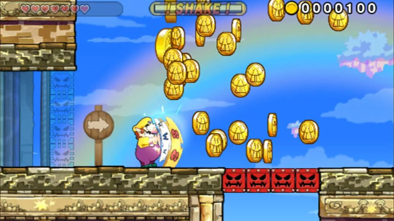 Wario Land: Shake It! screenshot 1