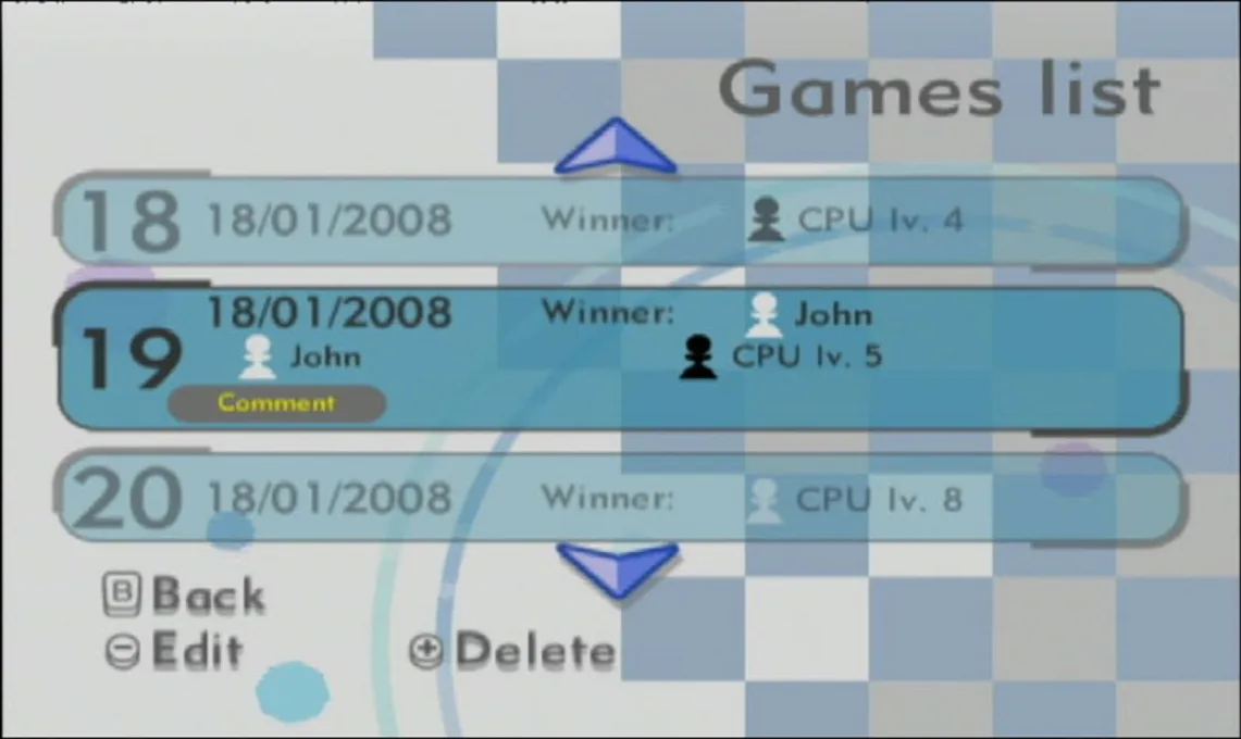Wii Chess gameplay on Wii