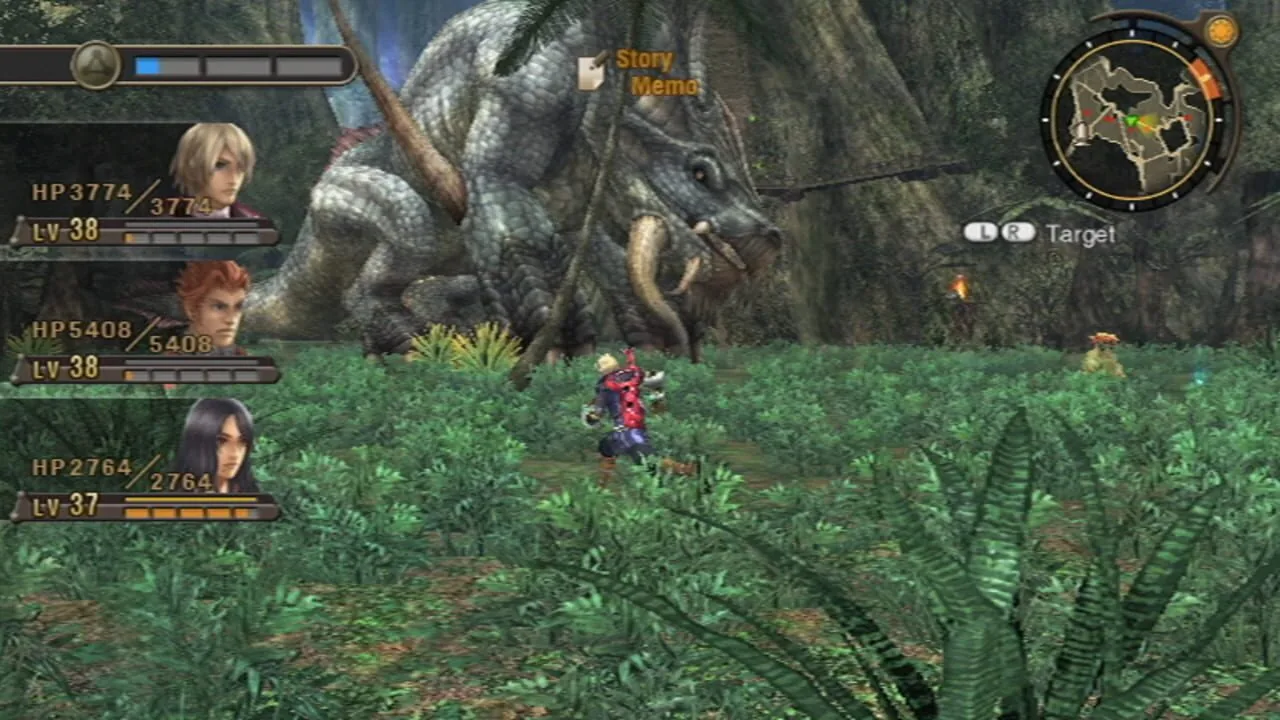 Xenoblade Chronicles gameplay on Wii