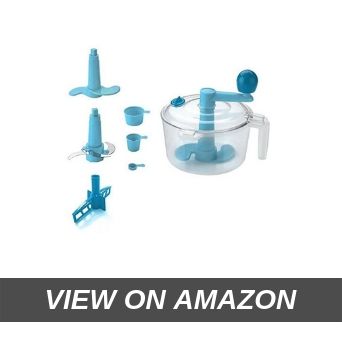 Darkpyro Plastic Dough Maker Set, 8-Pieces, Blue