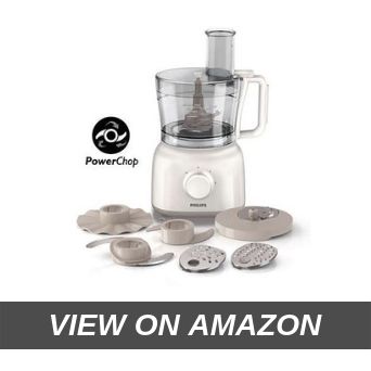 Philips Daily Collection HR7627 00 650-Watt Mini Food Processor (White)