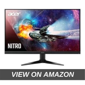 Acer Nitro QG221Q 21.5 Inch Full HD Gaming Monitor - VA Panel - 1 MS - 75 Hz - 250 Nits - AMD Free Sync - 1 X VGA 2 X HDMI - QG221Q (Black)