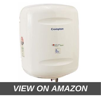 Crompton Solarium DLX SWH810 10-Litre Storage Water Heater (Ivory)