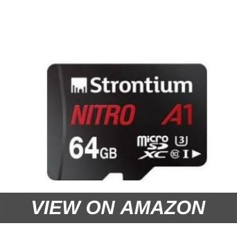 Strontium Nitro A1 128GB Micro SDXC Memory Card 100MBs A1 UHS-I U3 Class 10 with High Speed Adapter for Smartphones Tablets Drones Action Cams (SRN128GTFU3A1A)