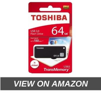 Toshiba Yamabiko THN-U365K0640A4 64GB USB 3.0 Pendrive (Black)