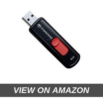 Transcend JetFlash 500 4GB USB 2.0 Pen Drive(Black Red)