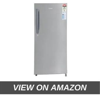 Haier 195 L 5 Star Direct Cool Single Door Refrigerator (HRD-1955CSS-E, Shiny Steel)