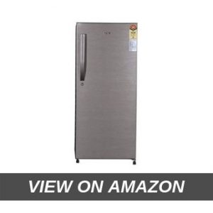 Haier 195 L 4 Star Direct Cool Single Door Refrigerator(HED-20FDS, Brushed silver Dazzle Steel)