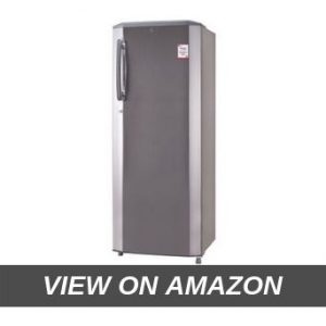 LG 270 L 4 Star Direct Cool Single Door Refrigerator(GL-B281BPZX.DPZZEBN, Shiny Steel, Smart Inverter Compressor)