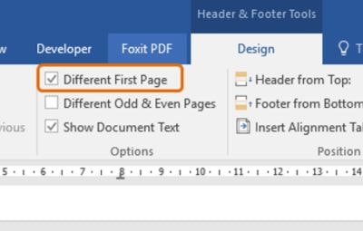 How to Remove Header and Footer in MS Word