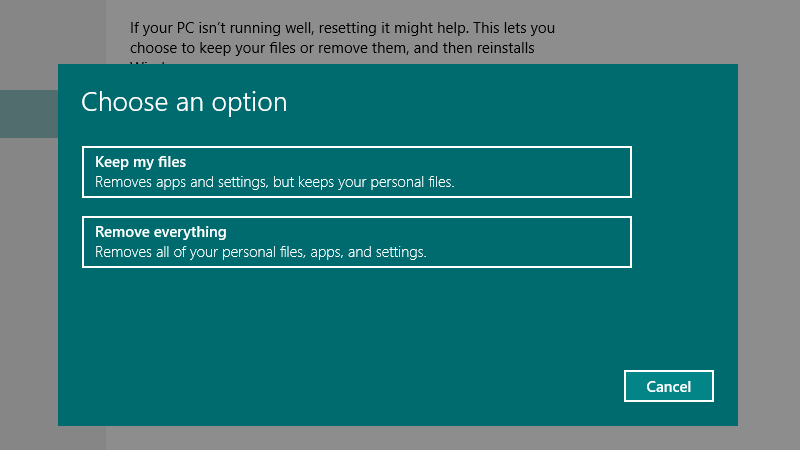 Reset this PC Reset this PC