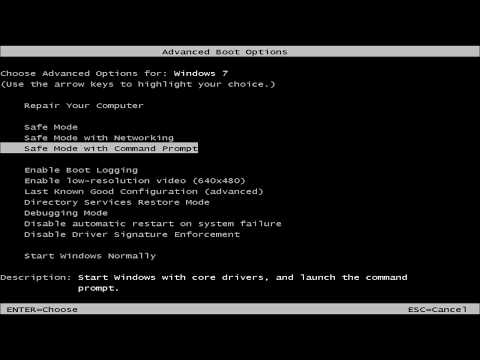 RESET YOUR PC FROM BOOT