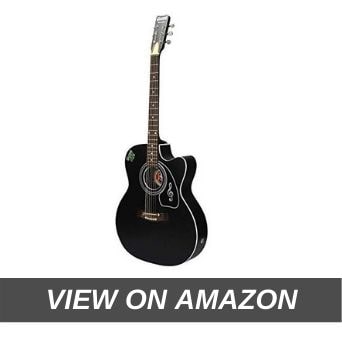Givson Ketostics Venus Special VS-BLK, Acoustic Guitar Combo with Cover/Bag, String Set, Belt and Picks