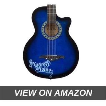 Medellin MED-BLU-C Linden Wood Acoustic Guitar