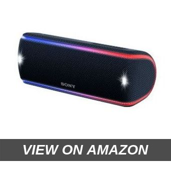 Sony SRS-XB41 Extra Bass Portable Waterproof Wireless Speaker with Bluetooth and NFC (Black)