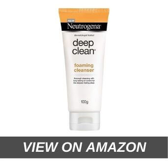 Neutrogena Deep Clean Foaming Cleanser for Normal to Oily Skin, 100g