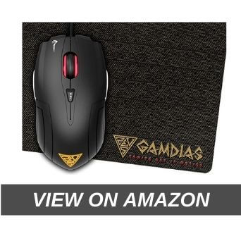 GAMDIAS Demeter E1- 3200DPI Gaming Mouse with Mouse Pad