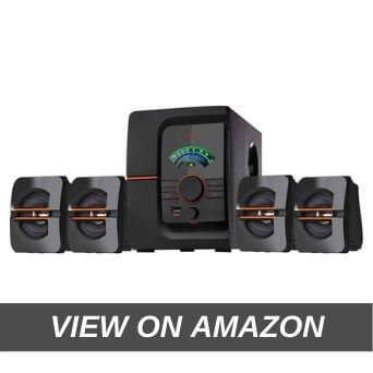 IKALL IK-401 60W Bluetooth Home Theatre System with FM/AUX/USB Support and Remote Control (Black, 4.1 Channel)