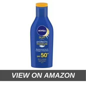 NIVEA Sunscreen Lotion, Sun Protect and Moisture (SPF 50), 75ml