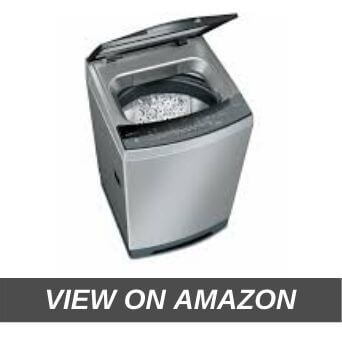 10.Bosch 6.5 Kg Fully-Automatic Top Loading Washing Machine (WOE654Y0IN grey)