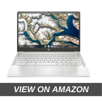 HP Chromebook 14a-na0003TU 14-inch Thin & Light Touchscreen Laptop, Mineral Silver