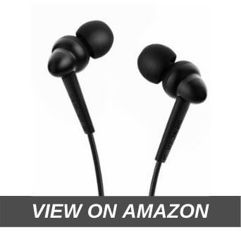 SENCER S410 Extra Bass Metal in Ear Earphones with Mic (Classic Black)