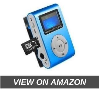 M Tech Digital Display Mini Mp3 Player with Data Cable & Earphone
