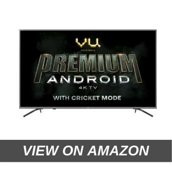 vu Premium Android 126cm (50 inch) Ultra HD (4K) LED Smart Android TV with Cricket Mode (50-OA)