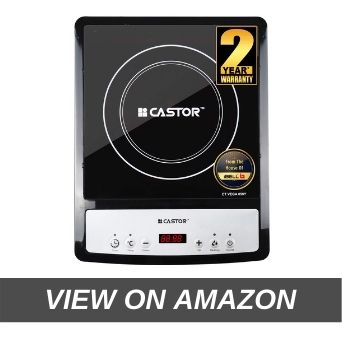 iBELL Castor VEGA058Y 2000W Induction Cooktop with Auto Shut Off & Overheat Safety Protection with Press Button Control