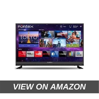 1. Fortex 109 cm (43 inches) 4K Ultra HD Smart LED TV FX43IPRO01 (Black) (2019 Model)