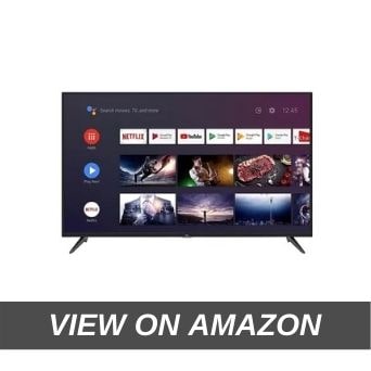 4. TCL 108 cm (43 inches) AI 4K UHD Certified Android Smart LED TV 43P8 (Black) (2019 Model)