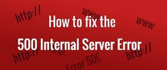 How to fix the 500 Internal Server Error