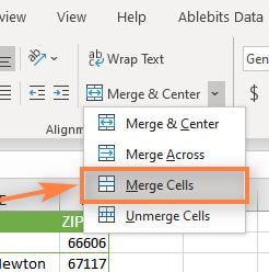 How To Merge Cells In MS Excel (2020)