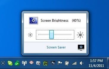 screen brightness