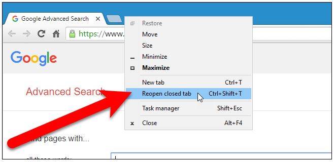 How to Restore Recently Closed Tabs in Chrome, Firefox, Opera, Internet Explorer, and Microsoft Edge (2020) 005